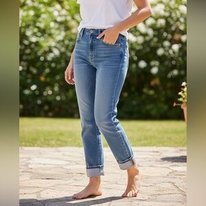 Banana Republic High Waisted Slouch Blue Denim Jeans - Size 32/14